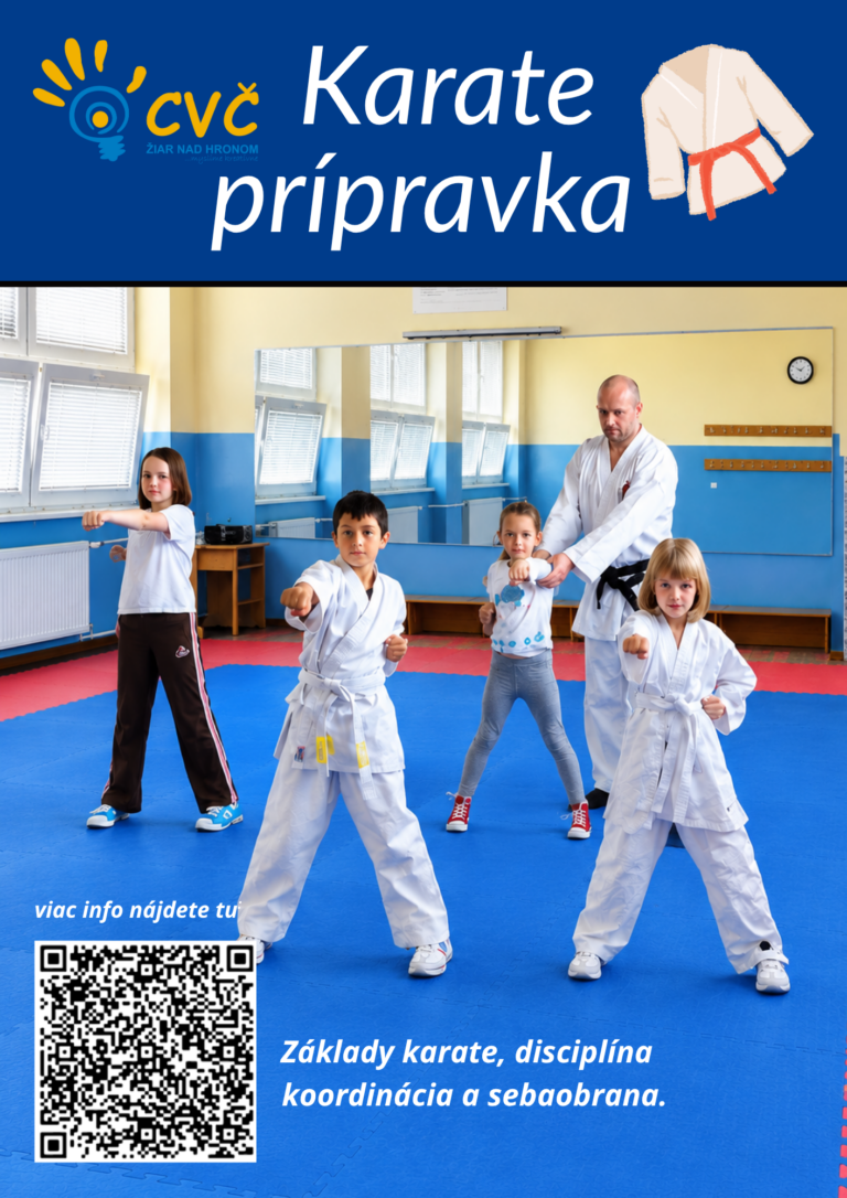 Plagát – Karate – prípravka