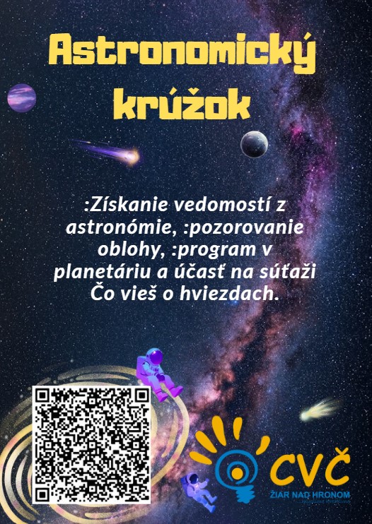 Plagát: Astronomický krúžok
