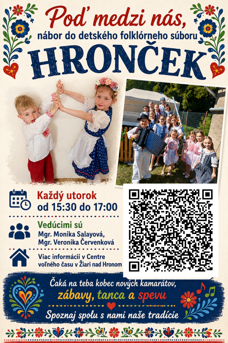 Plagát – DFS Hronček